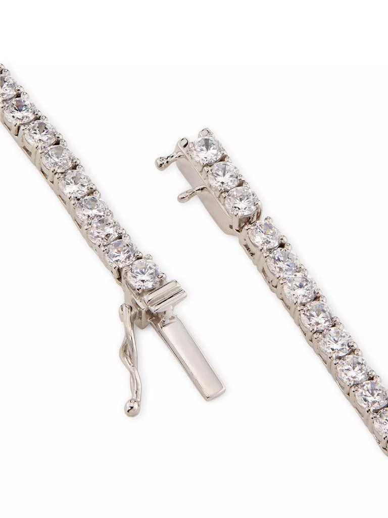 Adriana Orsini Willow Rhodium-Plated & Cubic Zirconia Y Necklace 3