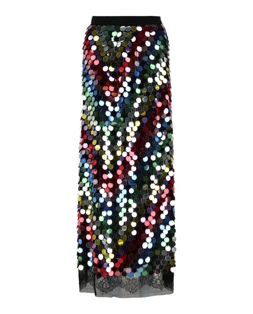 Gucci Sequin Embroidered Midi Skirt 1