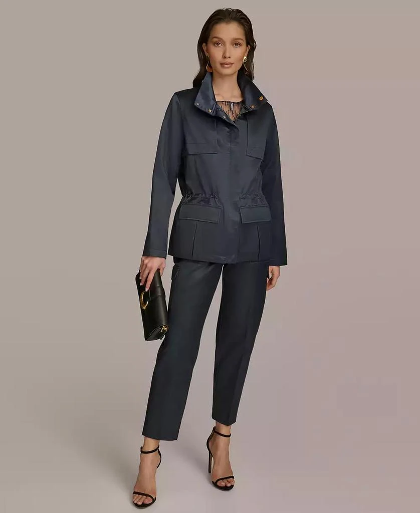 Donna Karan Women's Satin Cargo Pants 5