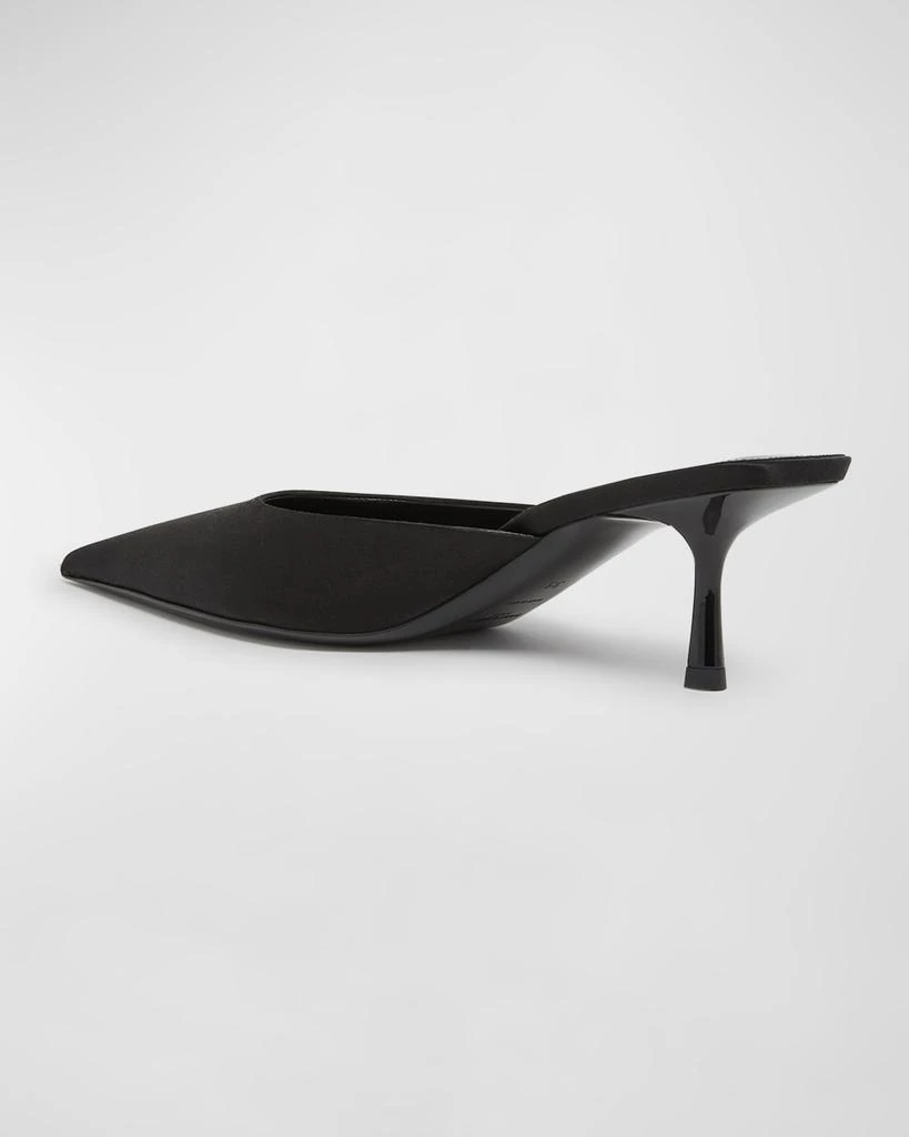 Yves Saint Laurent Barbara Silk Mule Pumps 4