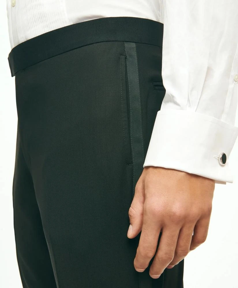 Brooks Brothers Brooks Brothers Explorer Collection Classic Fit Wool Tuxedo Pants 4