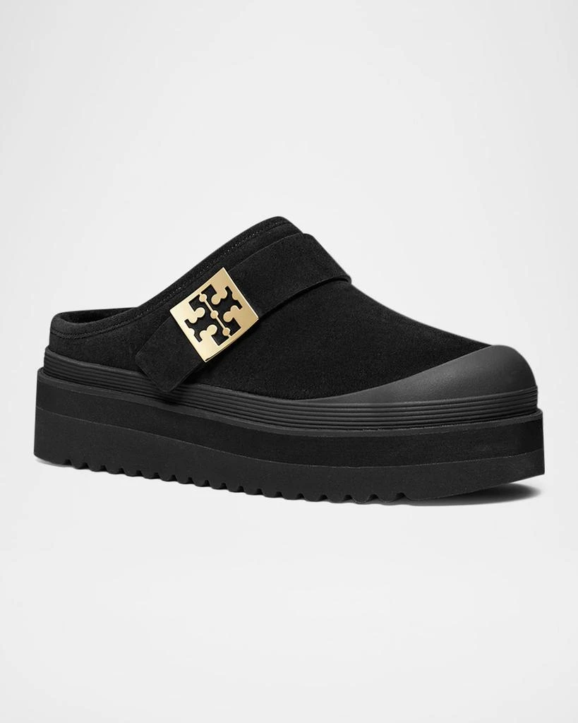 Tory Burch Mellow Shearling Platform Mules 2