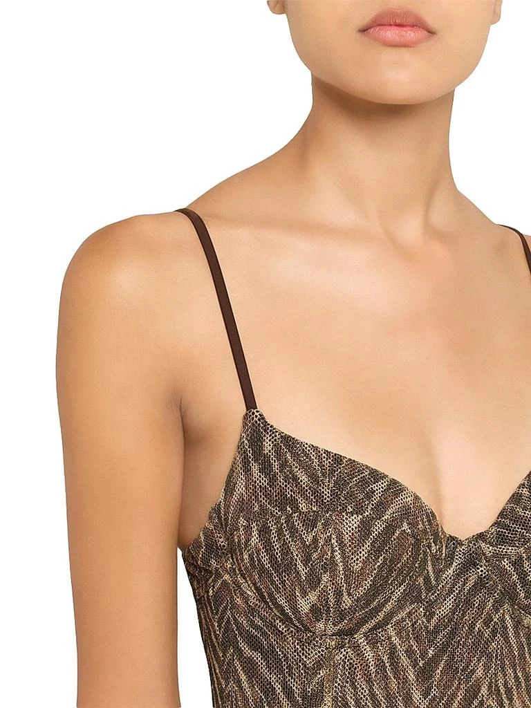 Ramy Brook Jayda Metallic One-Piece Swimsuit 4