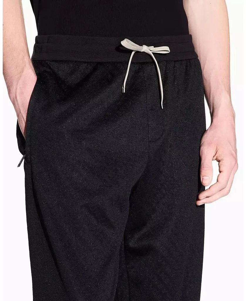 Armani Exchange Men's Jacquard Allover Logo Jogger 4