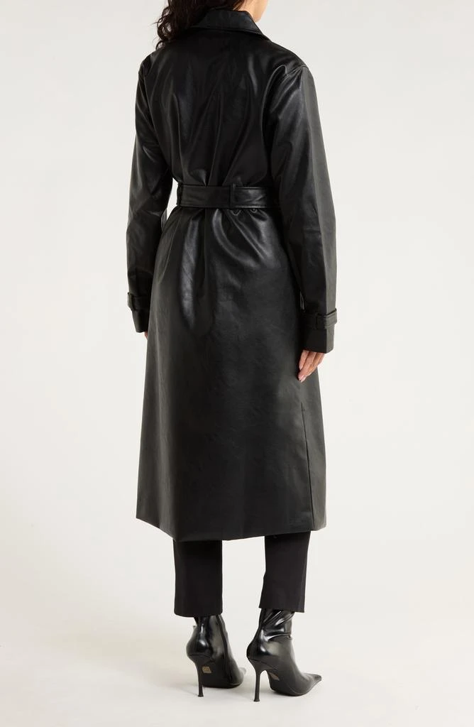 AREA Riana Faux Leather Coat 2
