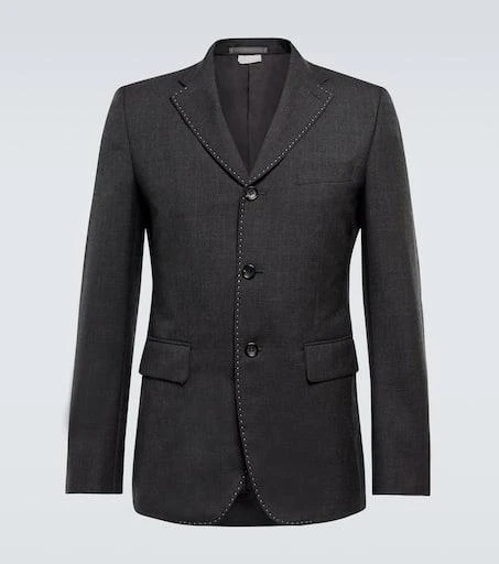 Comme des Garcons Single-breasted wool blazer 1