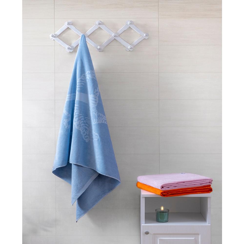 Brooks Brothers Jacquarded Logo Turkish Cotton Beach Towel, 40" x 71"