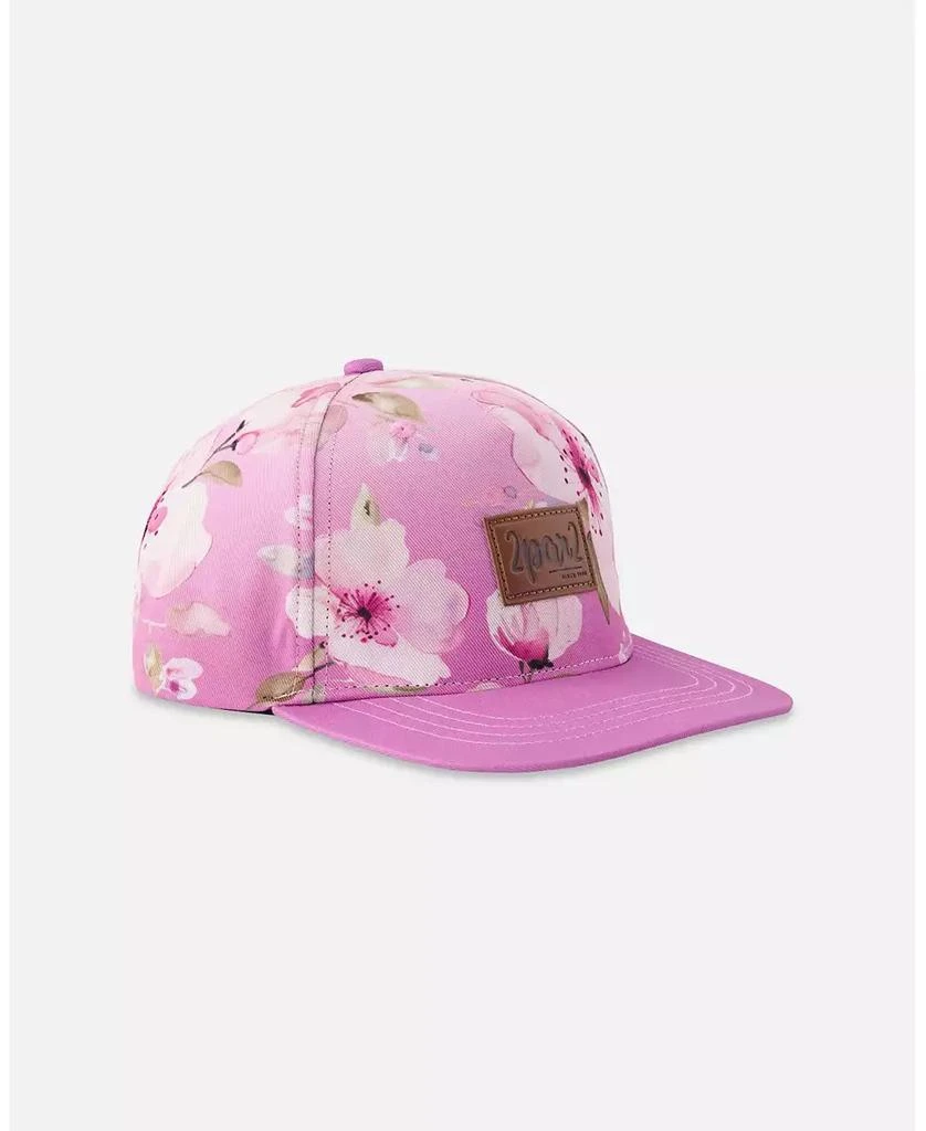 Deux par Deux Baby Girls Cap Flower Print.