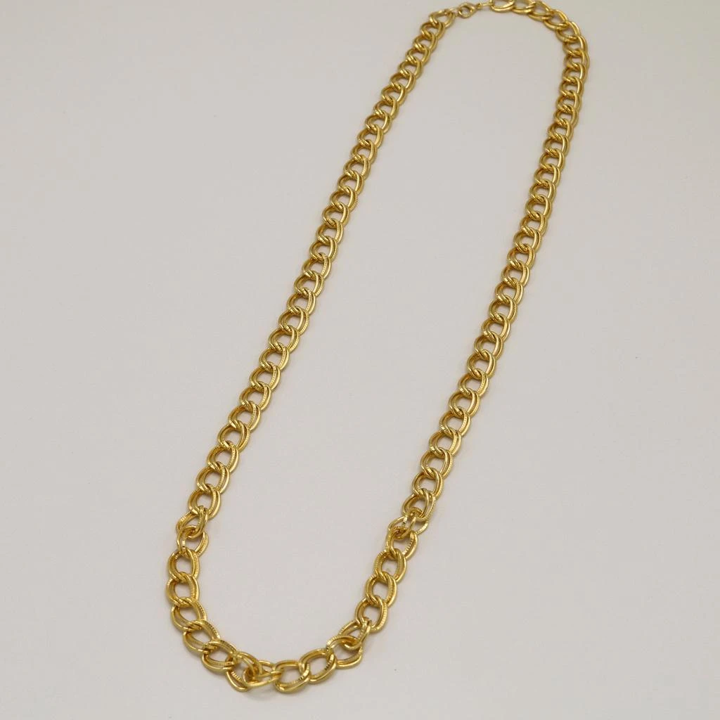 Orelia Vintage Vintage Double Etched Chain Link Necklace 1