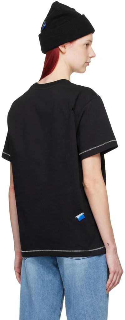 ADER error Black Contrast T-Shirt 3