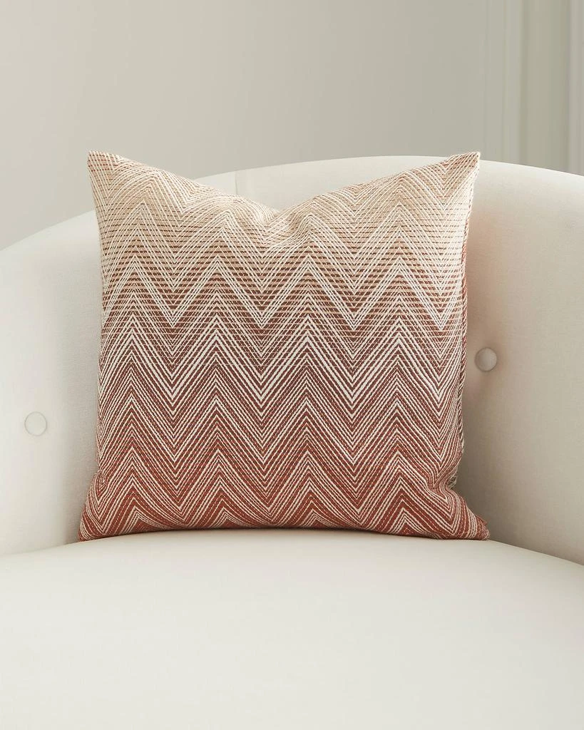 Missoni Timmy Merino Wool Ombre Chevron Cushion 2