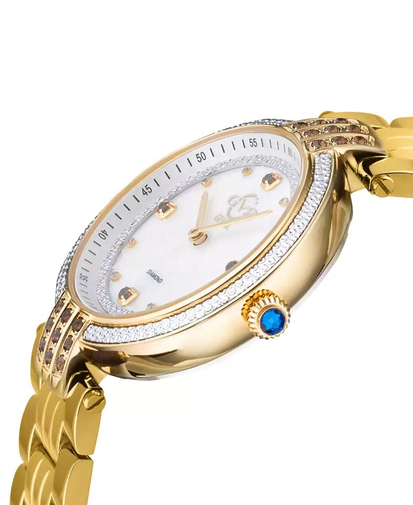 Gevril Women's Matera Swiss Quartz Gold-Tone Stainless Steel Watch 35mm