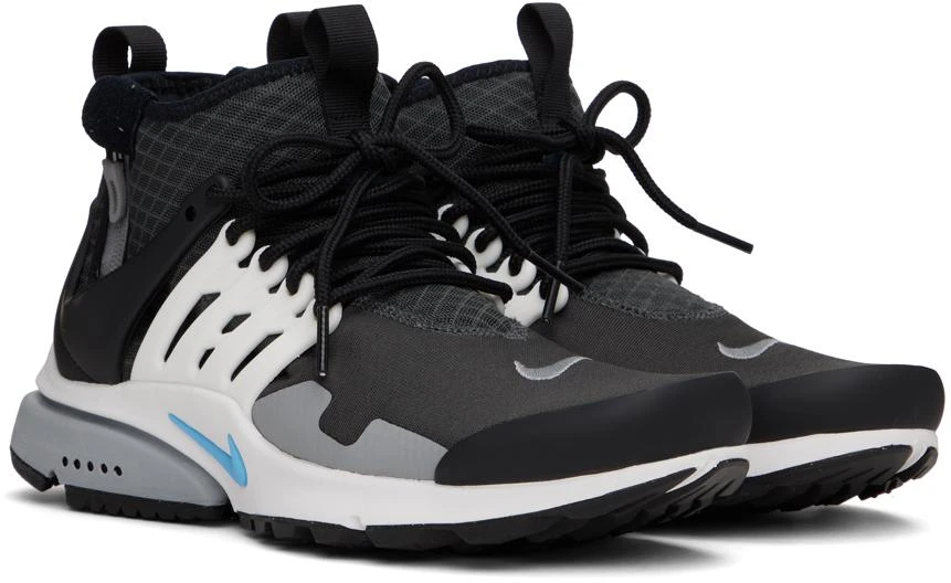 NIKE Black Air Presto Mid Utility Sneakers 4
