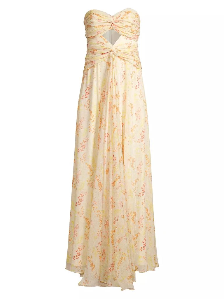 Likely Clea Floral Strapless Gown 1