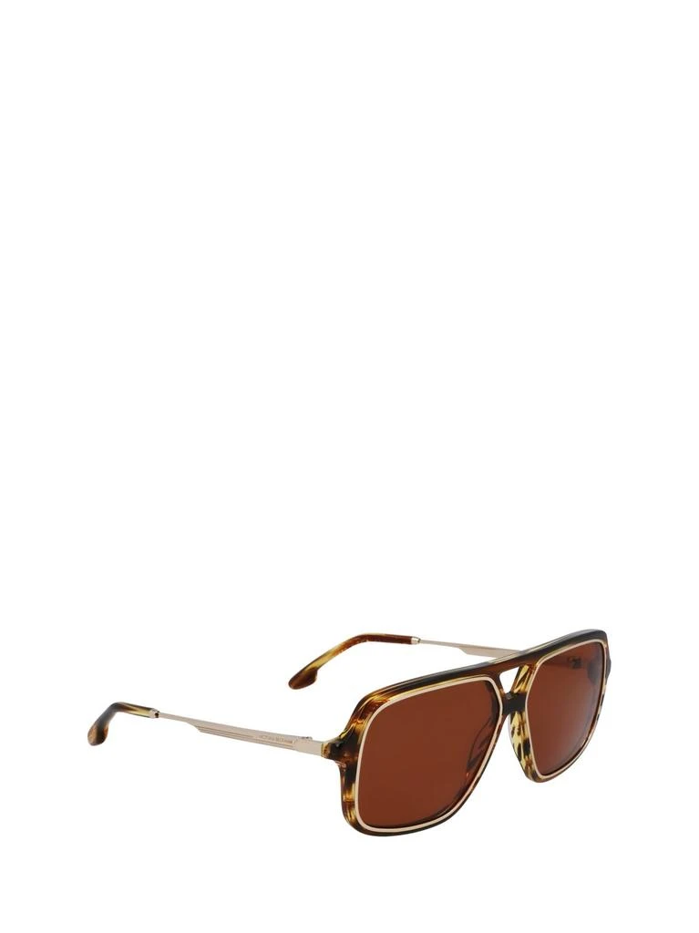 Victoria Beckham Victoria Beckham Double Bridge Aviator Frame Sunglasses 2