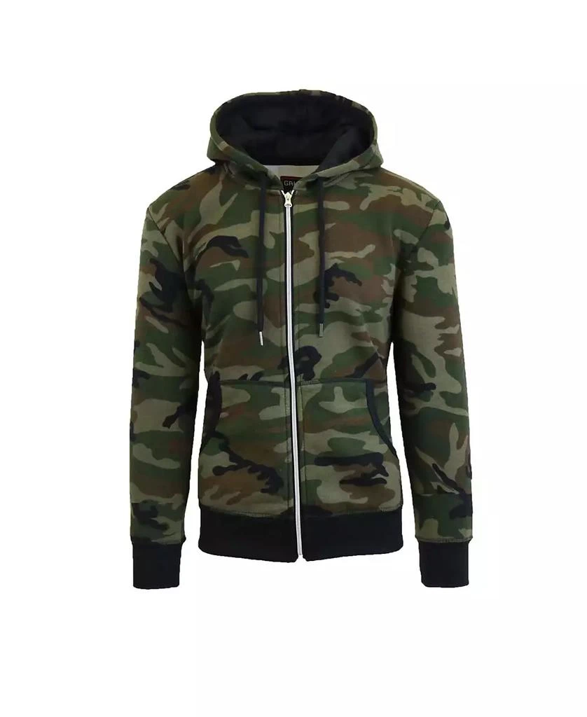 Galaxy By Harvic Men's Full Zip Fleece Hooded Sweatshirt 4