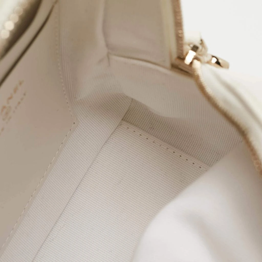 Chanel Chanel White Quilted Caviar Leather Mini CC Classic Backpack 7