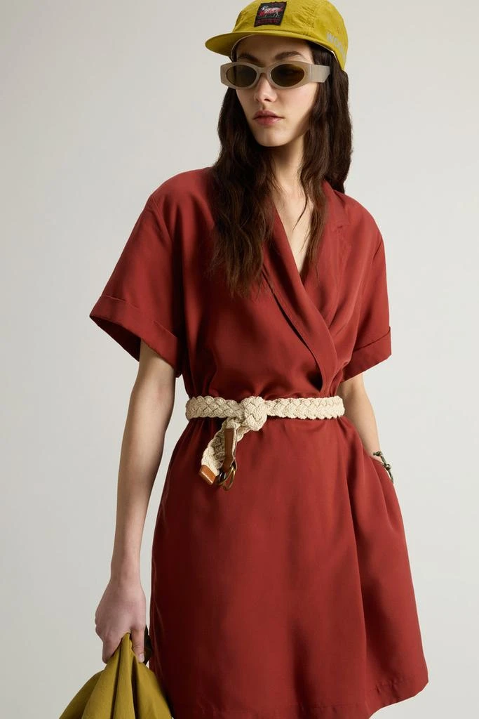 Woolrich Tencel Dress - Women - Red 4