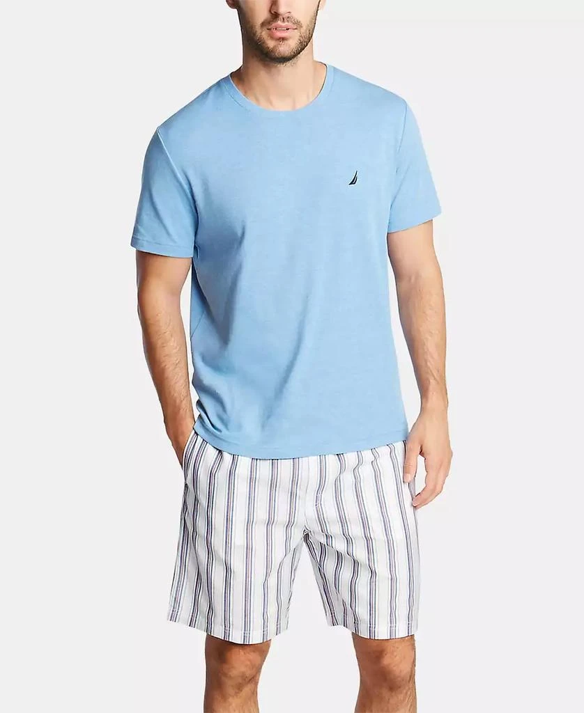 Nautica Men's Cotton Striped Pajama Shorts 4