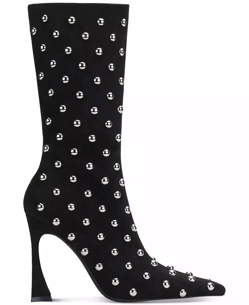 Jeffrey Campbell Fancy-U Mid-Shaft Studded Dress Booties 2
