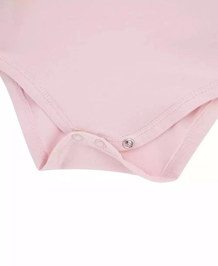 GUESS Baby Girl Short Sleeve Bodysuit, Active Zip-Up Sweatshirt, and Pant, 3-Piece Set 4