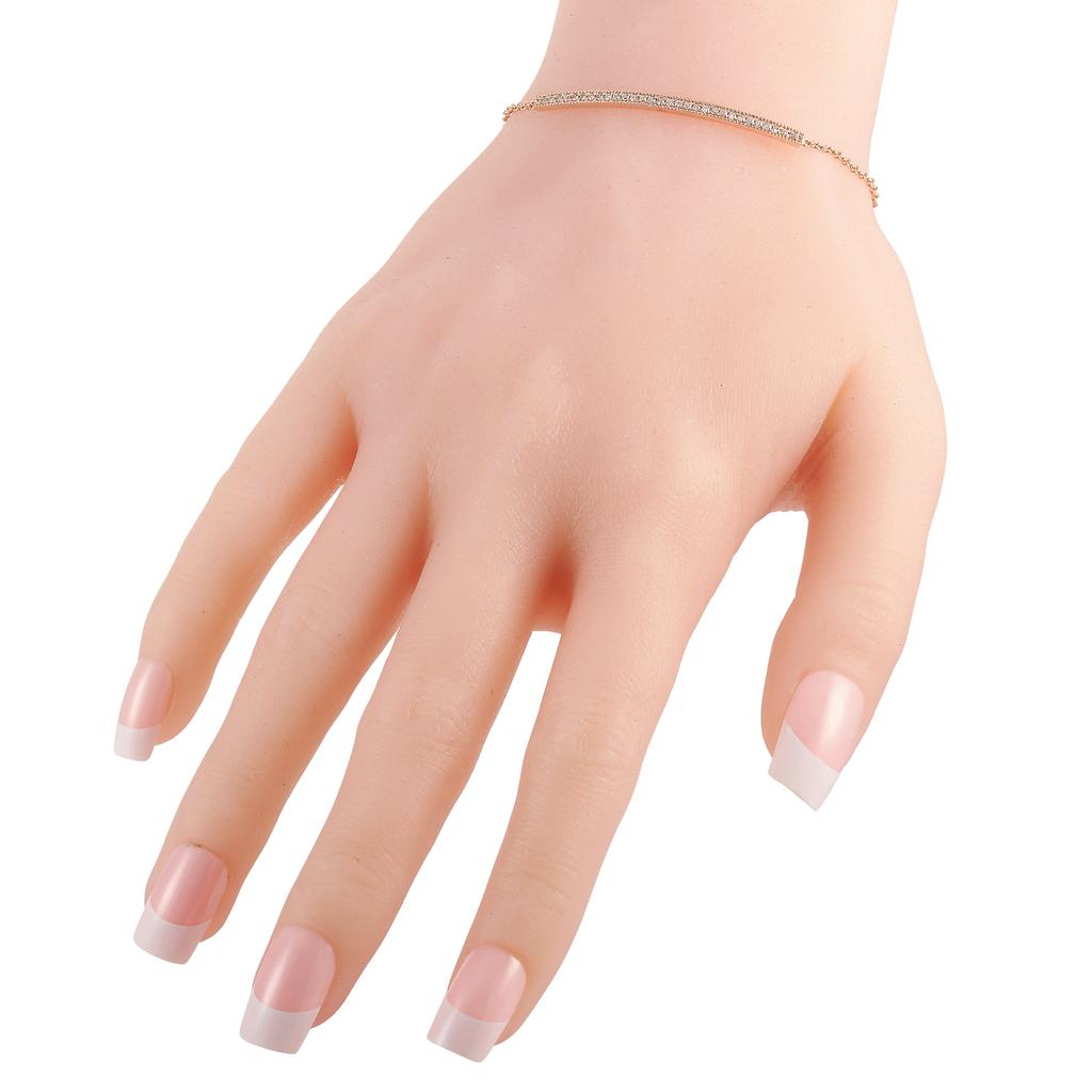 Non Branded 14K Rose Gold 0.25ct Diamond Bracelet