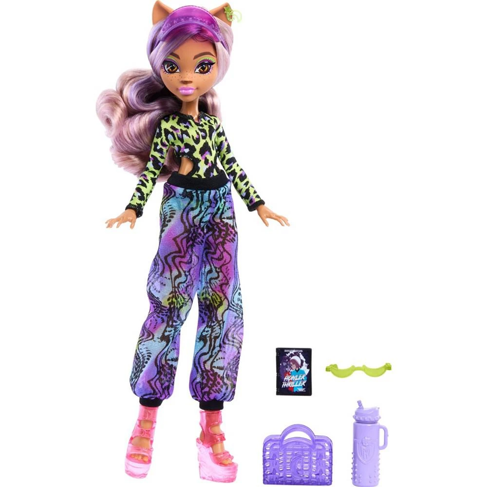 Monster High Scare-Adise Island Clawdeen Wolf Fashion Doll with Swimsuit Accessories