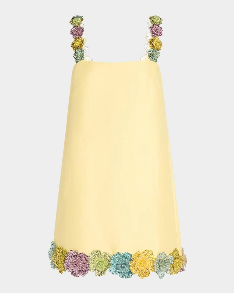 ALEMAIS Lolita Floral Beaded Mini Dress 1