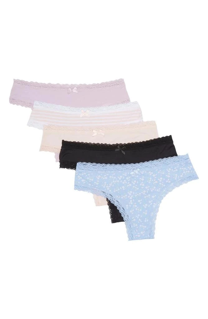 Honeydew Intimates Petra Mid Rise Thong Underwear - Pack of 5