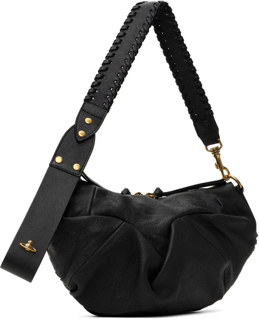Vivienne Westwood Black Small Agnes Shoulder Bag 2