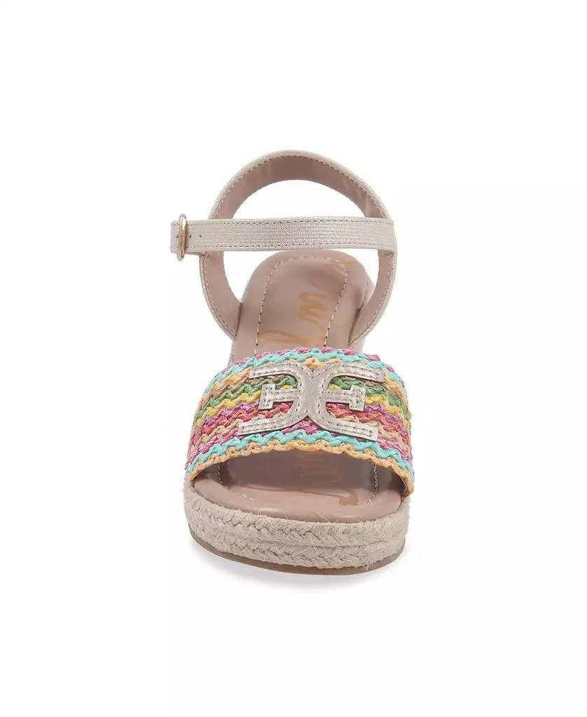 Sam Edelman Little and Big Girls Lucia Band Espadrille Wedge Sandals 3