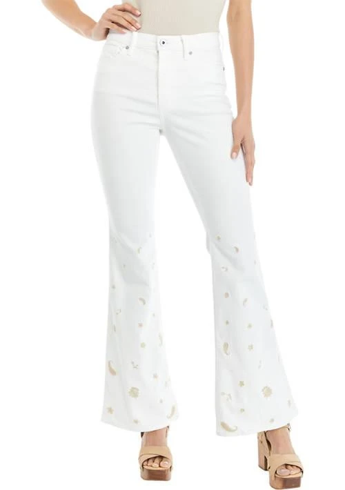 Jessica Simpson Simpson Embroidered Charm Flare Jeans 1