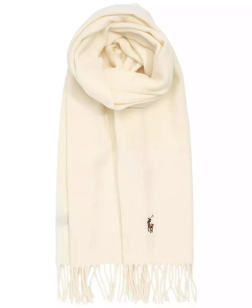Ralph Lauren Men's Signature Italian Virgin Wool Scarf 4