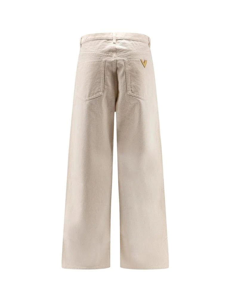 Valentino Valentino Logo Plaque Straight Leg Jeans 2