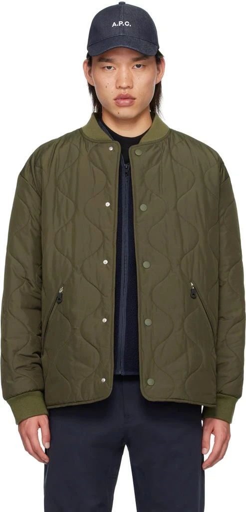 A.P.C. Khaki Florent Bomber Jacket 1