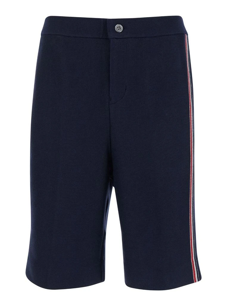 Thom Browne Thom Browne RWB Stripe Knee-Length Bermuda Shorts 1