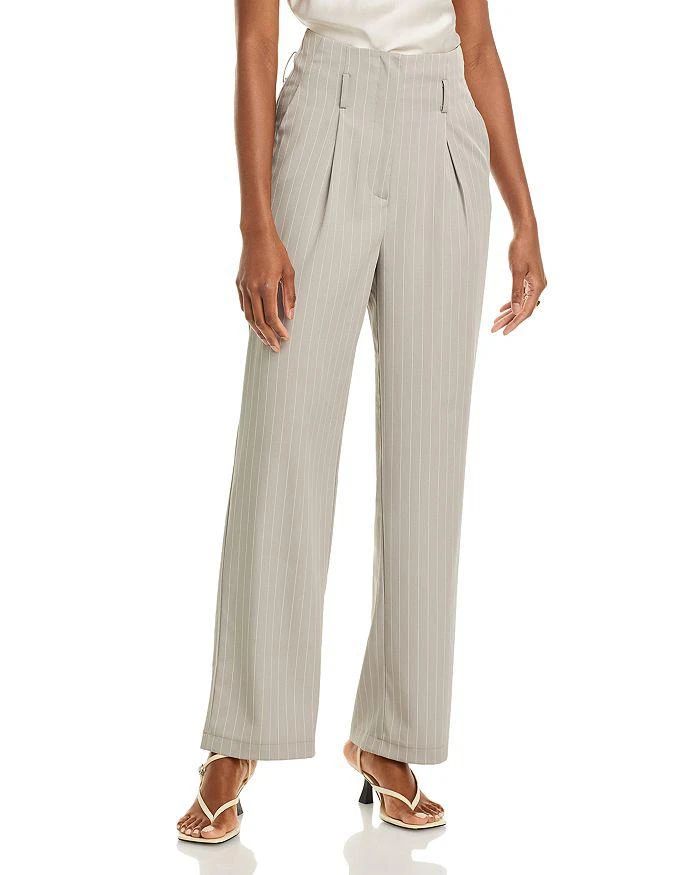 Vero Moda Wendy Pleated High Rise Straight Pants 1