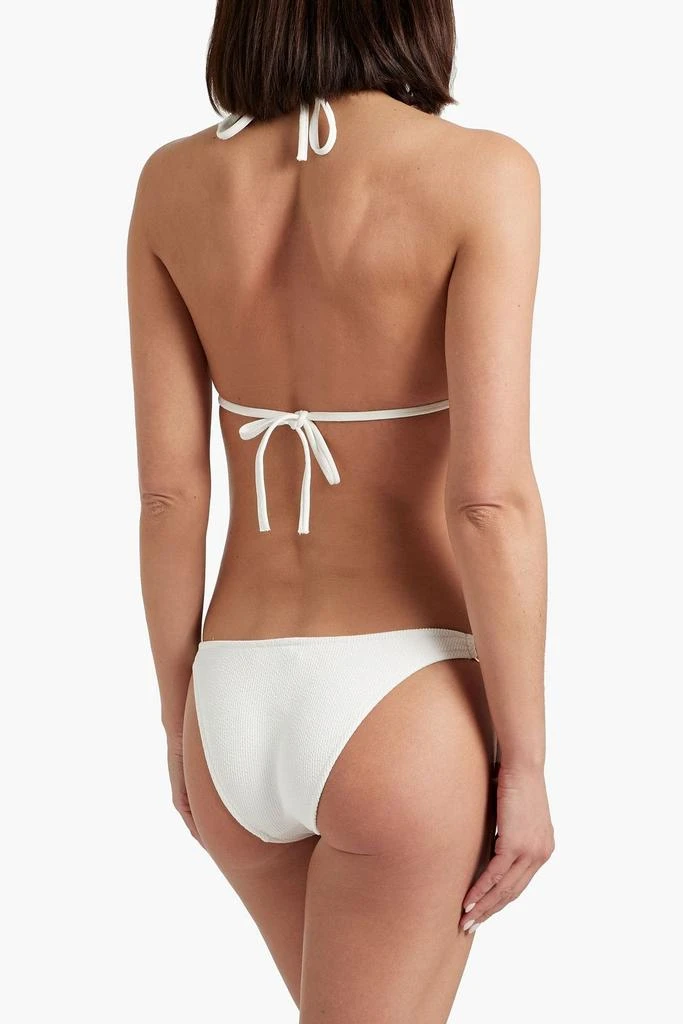 MELISSA ODABASH Venice seersucker low-rise bikini briefs 3