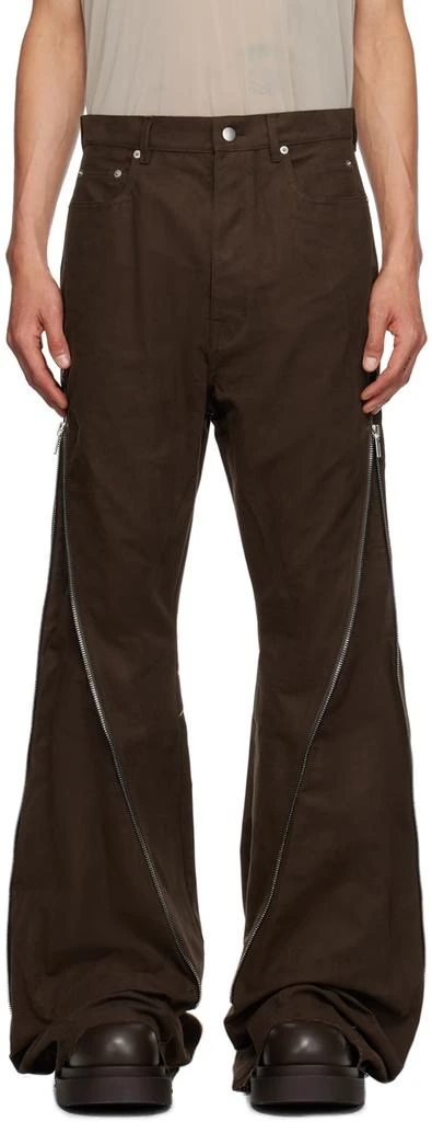Rick Owens Brown Bolan Banana Trousers 1