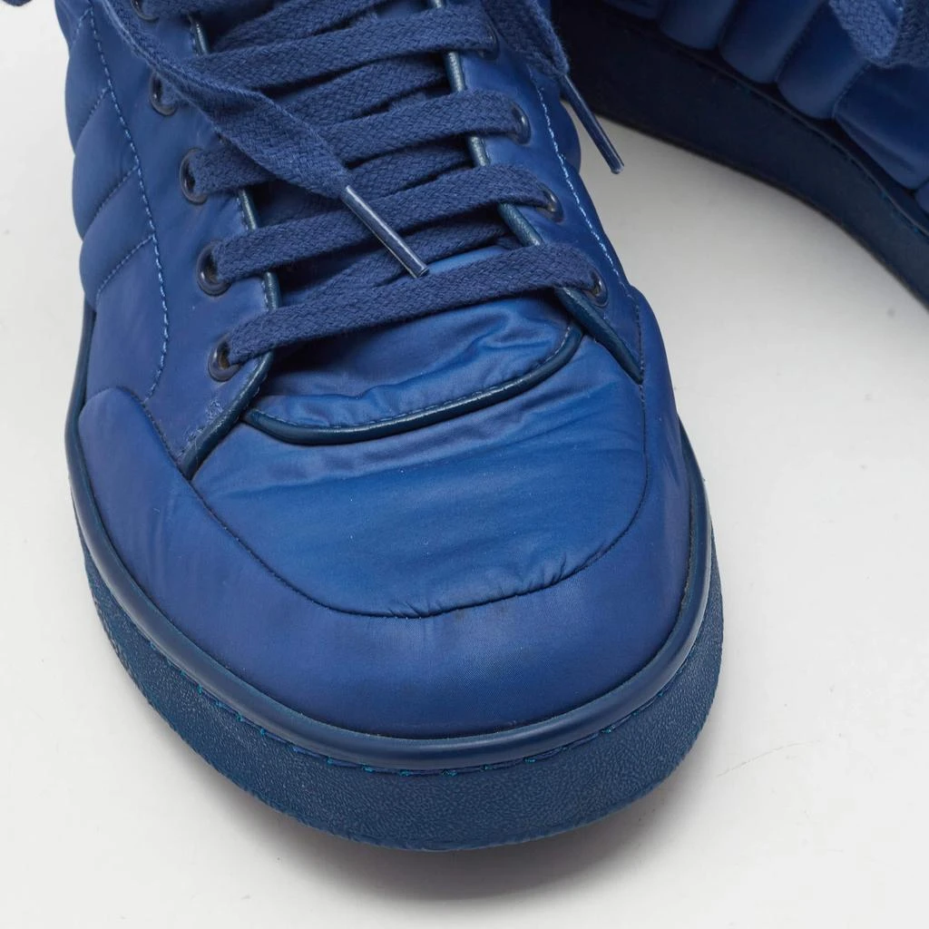 Gucci Gucci Blue Nylon Coda High Top Sneakers Size 41.5 7