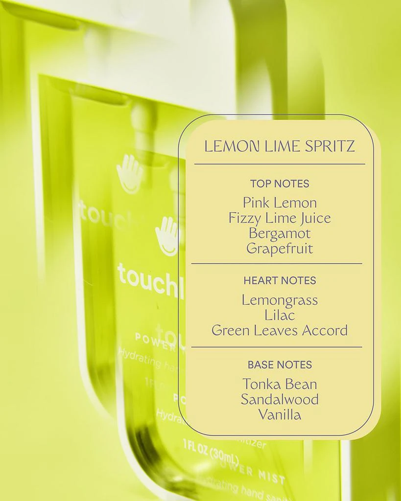 Touchland Power Mist Hydrating Hand Sanitizer 1 oz., Lemon Lime Spritz 4