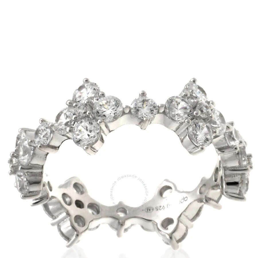 apm Monaco Sterling Silver Sparkle Ring 3