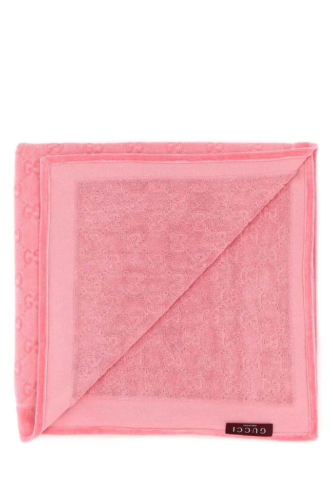 Gucci FLUO PINK TERRY FABRIC BEACH TOWEL 2