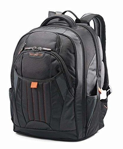 Samsonite Samsonite Tectonic 2 Large Backpack, Black/Orange, 18 x 13.3 x 8.6 3