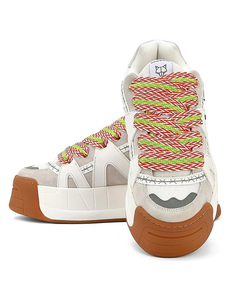 Naked Wolfe Slide White Low Top Sneakers 8