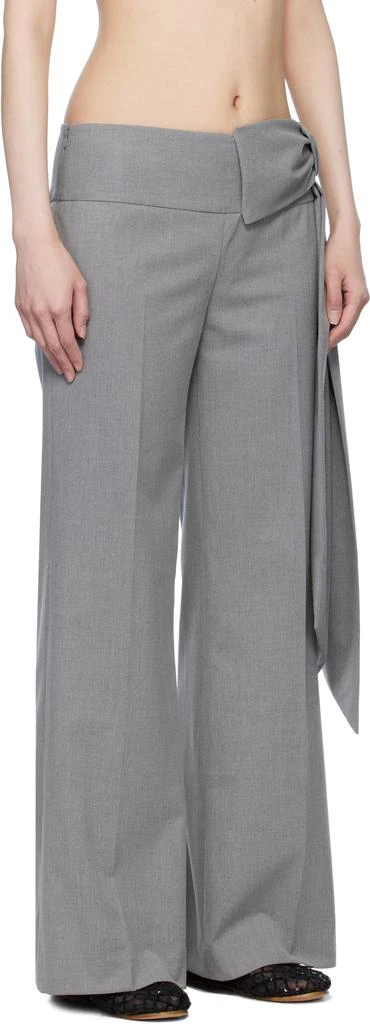 Sandy Liang Gray Suno Trousers 2