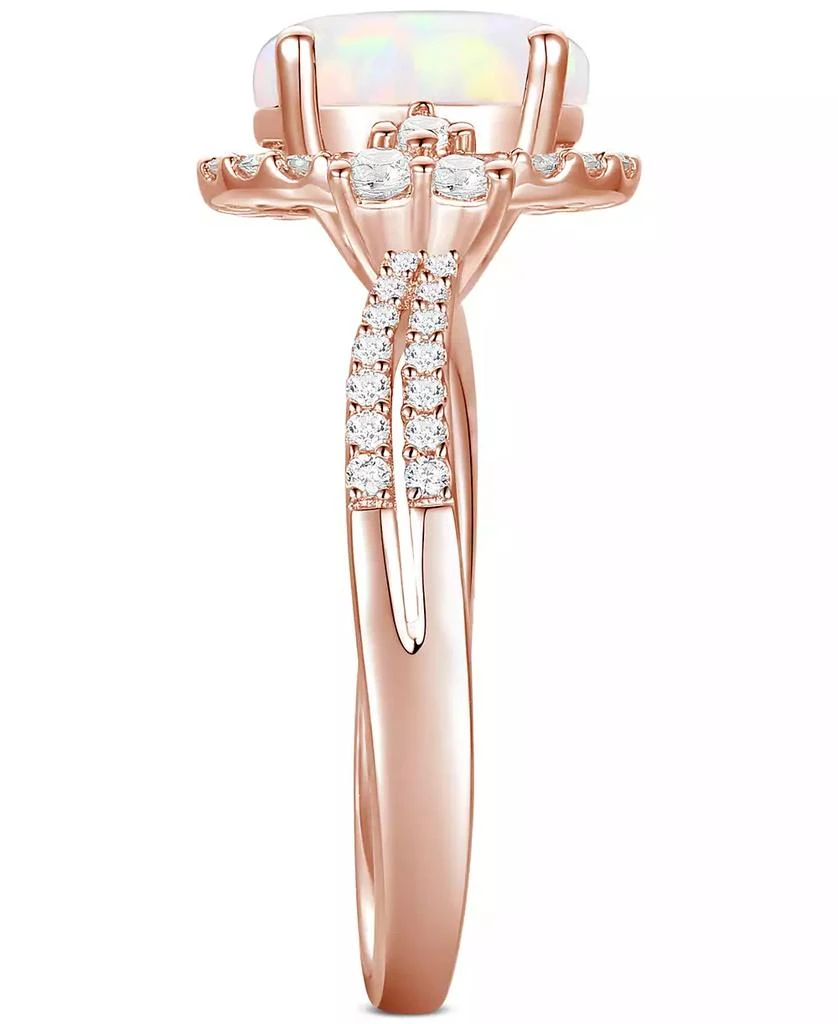 Macy
s Amethyst (1-1/2 ct. t.w.) 
Lab-Grown White Sapphire (1/2 ct. t.w.) Halo Statement Ring in 14k Gold-Plated Sterling Silver 4