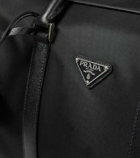 Prada Re-Nylon and Saffiano leather duffel bag 6