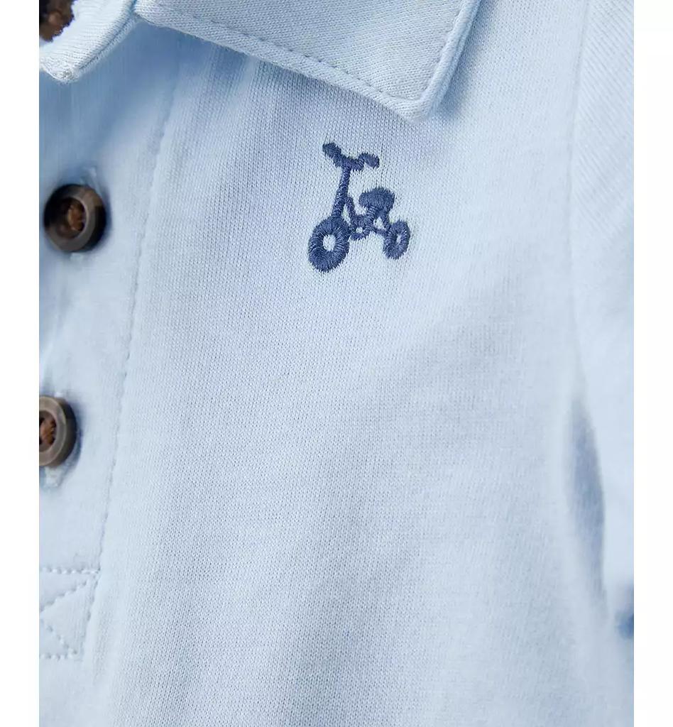 Carter's Baby Boys Tricycle Polo Shirt, Bodysuit & Shorts, 3 Piece Set
