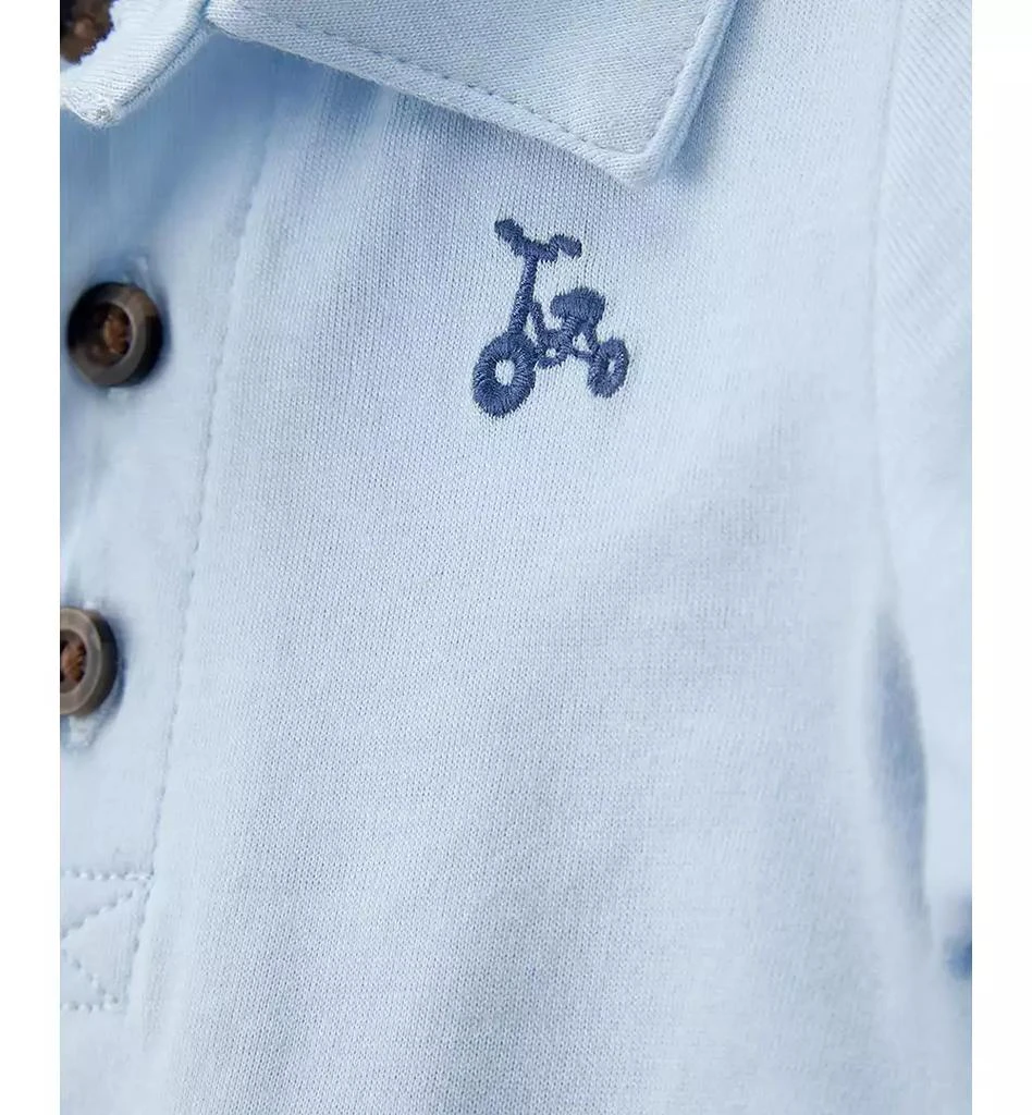 Carter's Baby Boys Tricycle Polo Shirt, Bodysuit & Shorts, 3 Piece Set 2